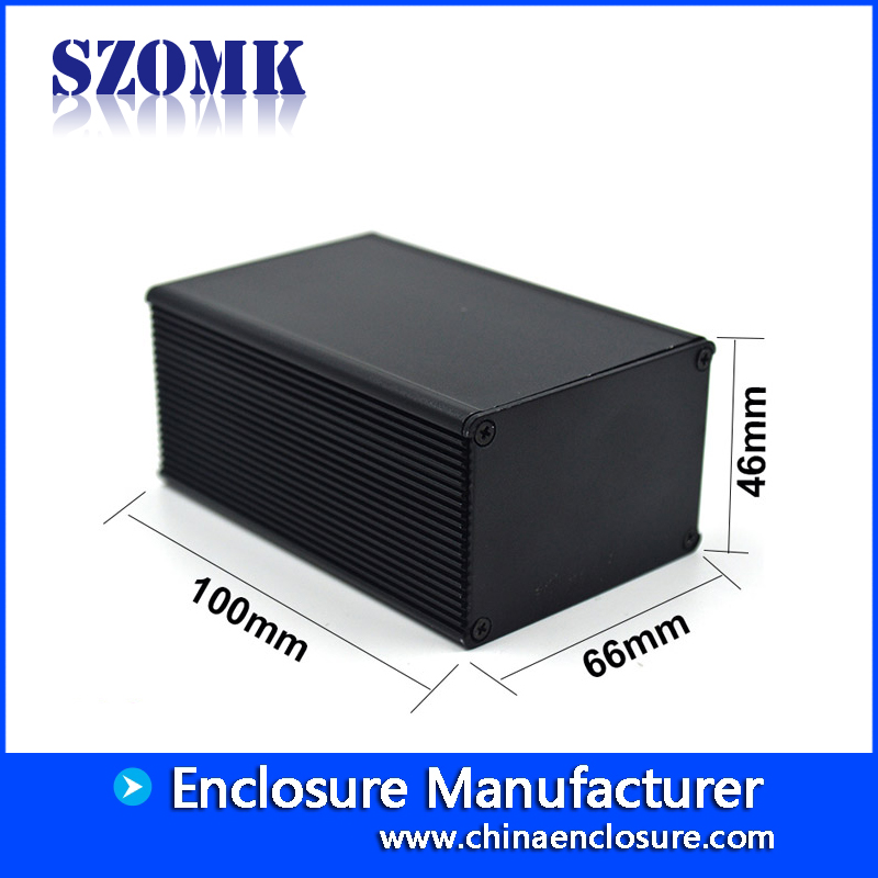 China high quality 44X66X100mm aluminium extrusion integrated enclosure manufacture/AK-C-B63a