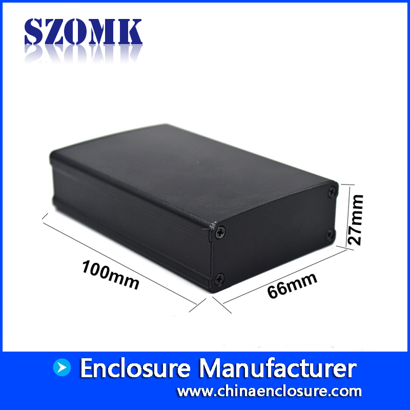 custom aluminum electronic enclosure for pcb AK-C-B35 27*66*100mm