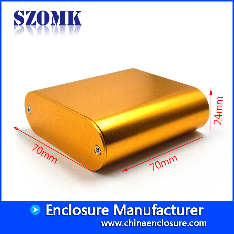 contenitore di alluminio elettronico personalizzato di alluminio del contenitore dell'estrusione del hdd per il pcb AK-C-B27