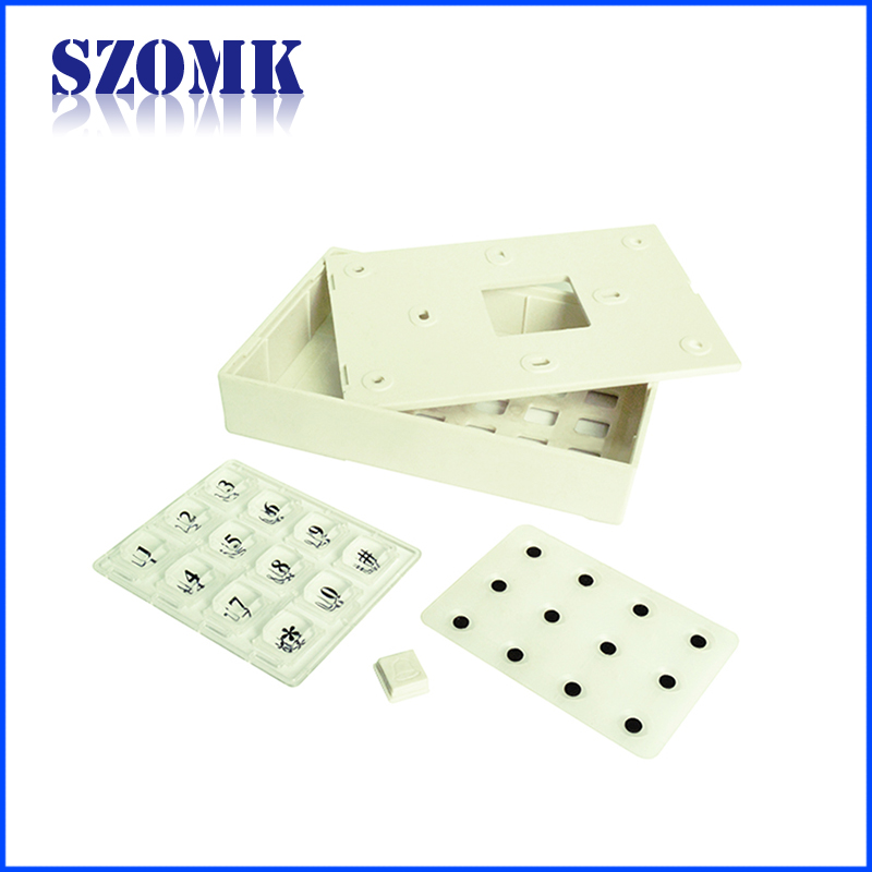 custom logo case plastic enclosure electronics remote control enclosure