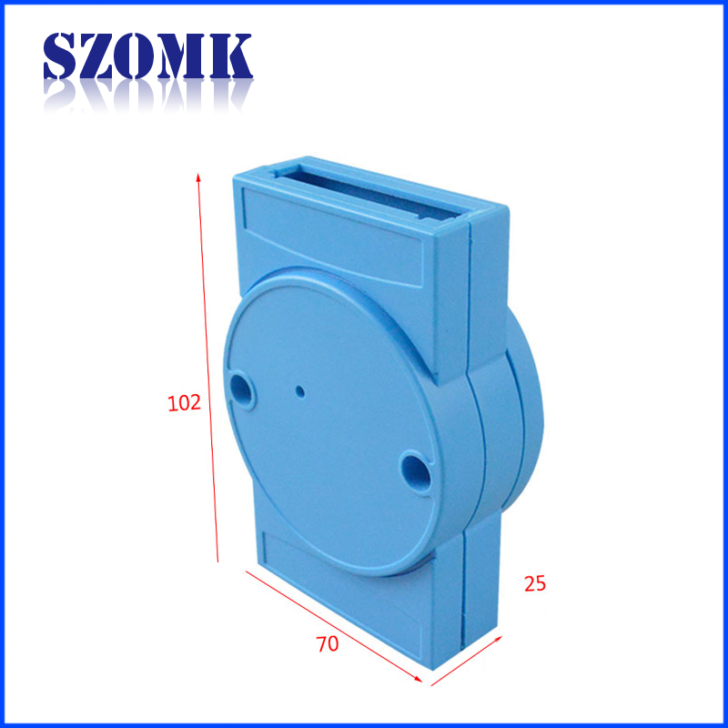 China hot sale custom plastic IP 54 100X70X25mm protection din rail enclosure supply/AK-DR-10