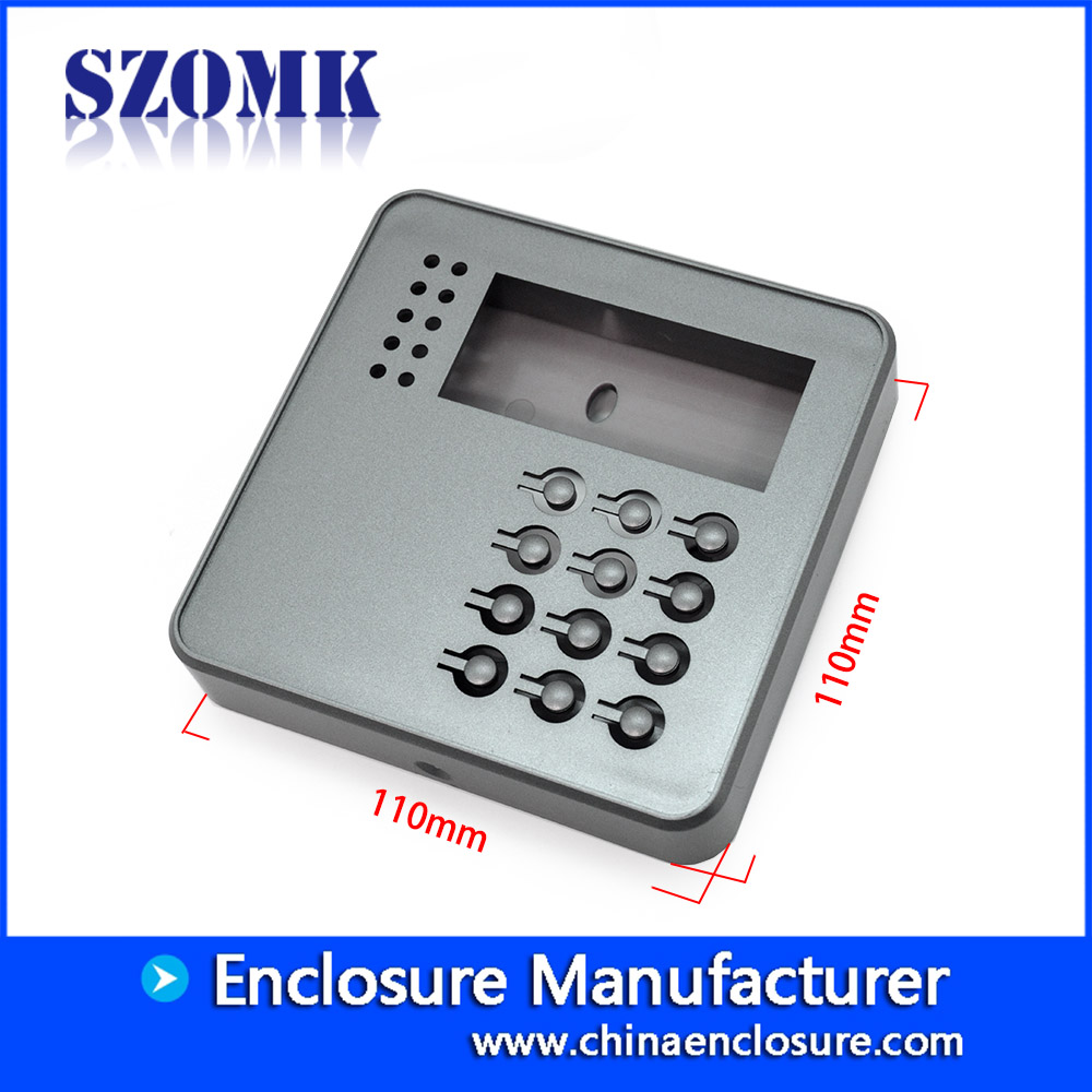 door access control enclosure keypad plastic attendence enclosure size 110*110*21mm
