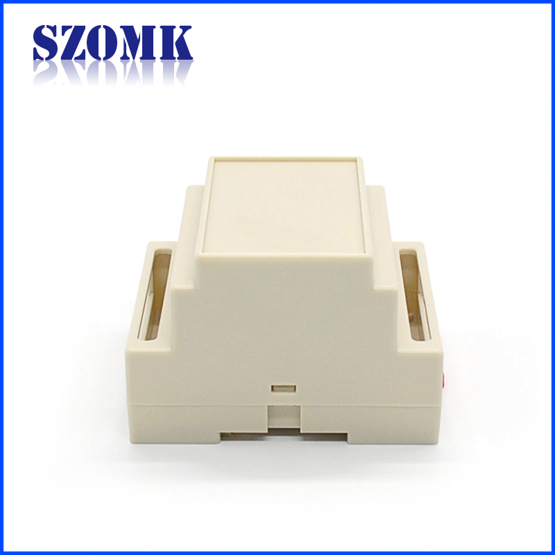 China electrical 87X72X59mm abs plastic PLC din rail junction case supply/AK-DR-03c
