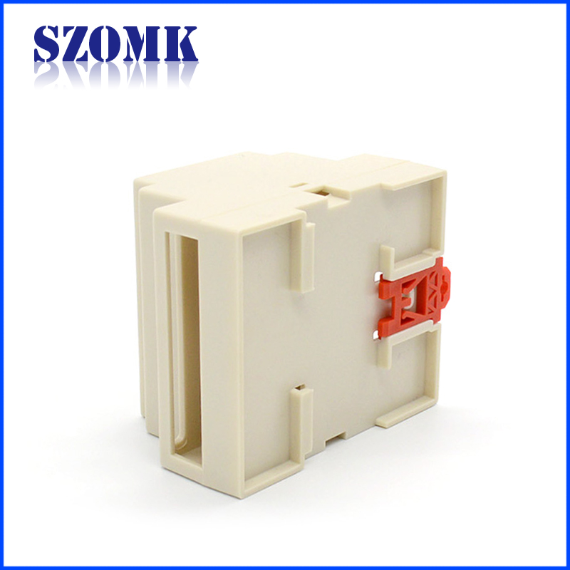 China electrical 87X72X59mm abs plastic PLC din rail junction case supply/AK-DR-03c