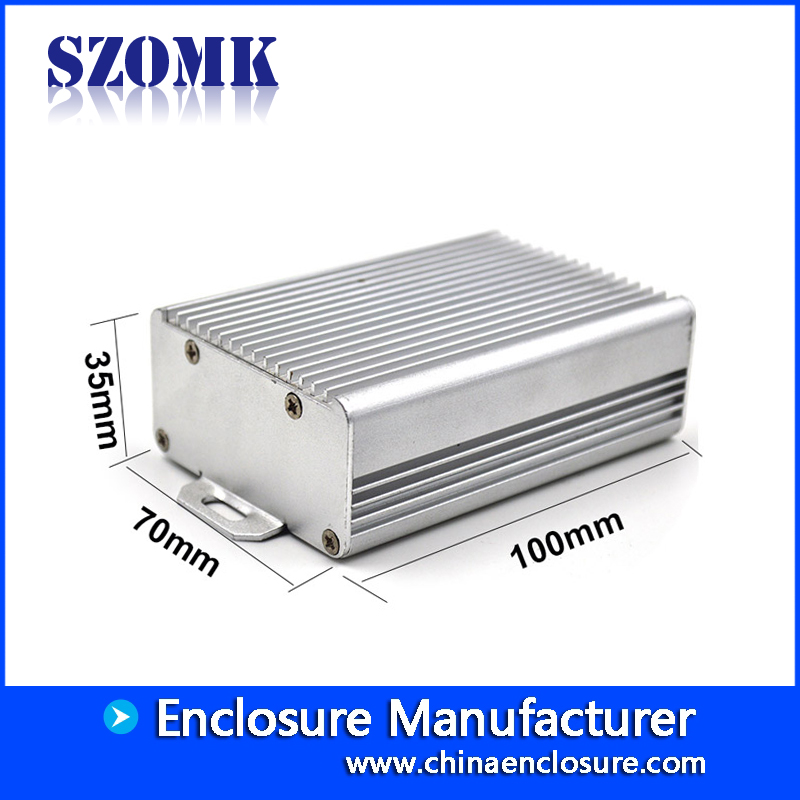 China extruded aluminium 35X70X100mm electronic power distribution enclosure supply/AK-C-B62
