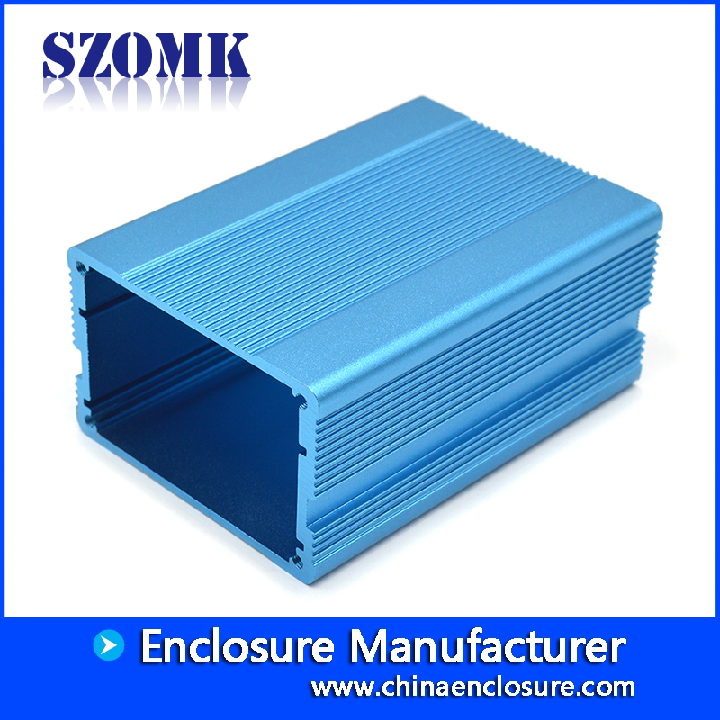 extruded aluminum junction box maufactures aluminum case with 45(H)x70(W)xfree(mm)