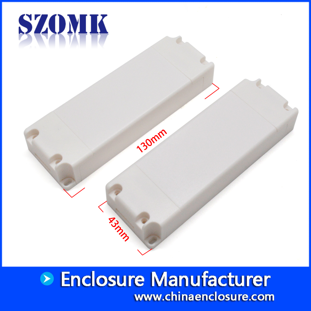 factory cost abs plastic enlcosure electronic controller houisng LED size 130*43*21mm