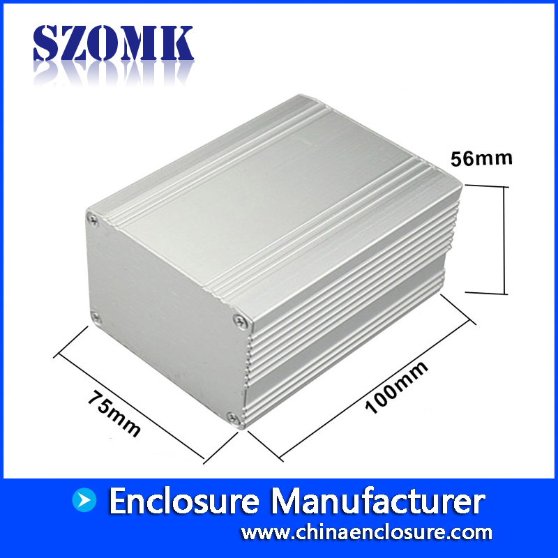 boîtier de générateur en aluminium sur mesure extrudé de haute qualité pour circuit imprimé AK-C-B56 56 * 75 * 100