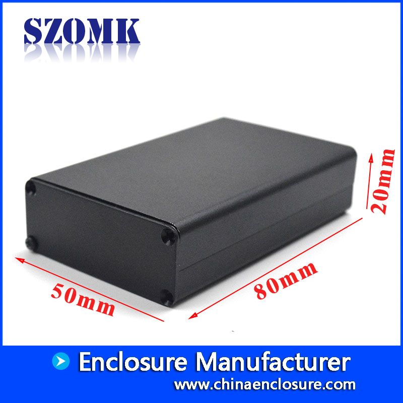 high quality industrial custom aluminum enclosure for pcb AK-C-C7 20*50*80mm