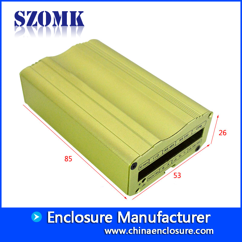 высокое качество ip54 пользовательский алюминиевый корпус для экструзионного контроля hdd для pcb AK-C-B8