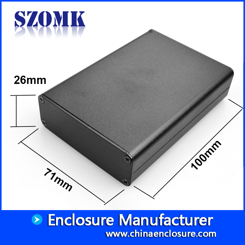 hot custom pcb aluminum industrial casing for pcb AK-C-C15 26*105*100mm