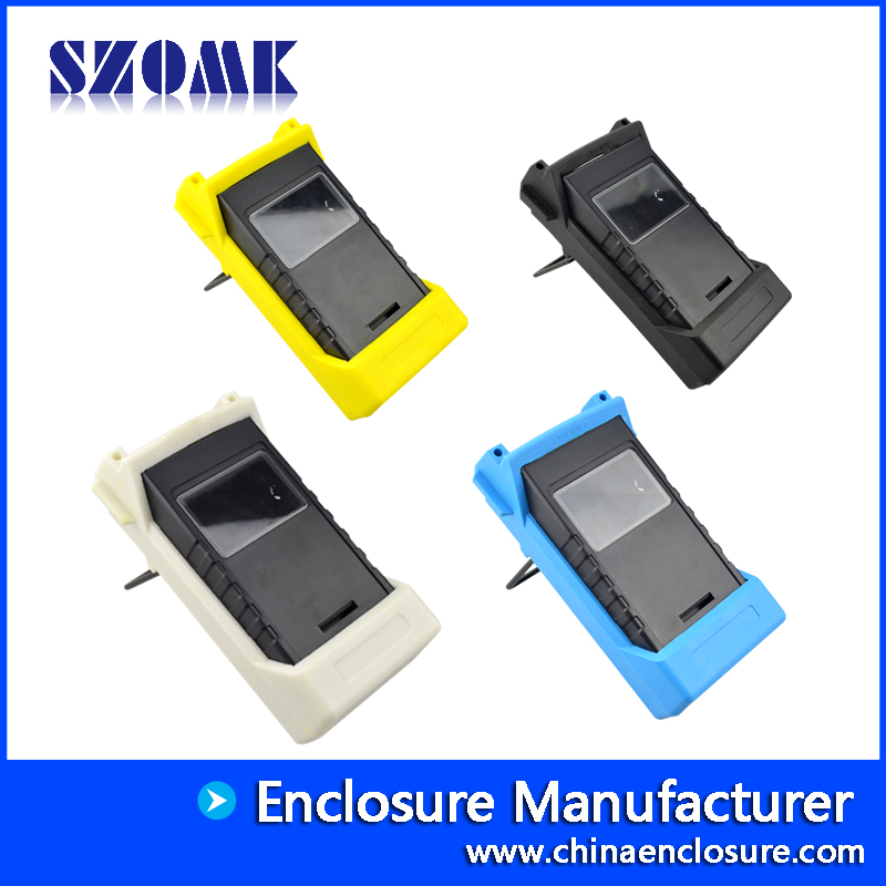 hot selling abs electronics plastic enclosure with 2 AA battery holder AK-H-34