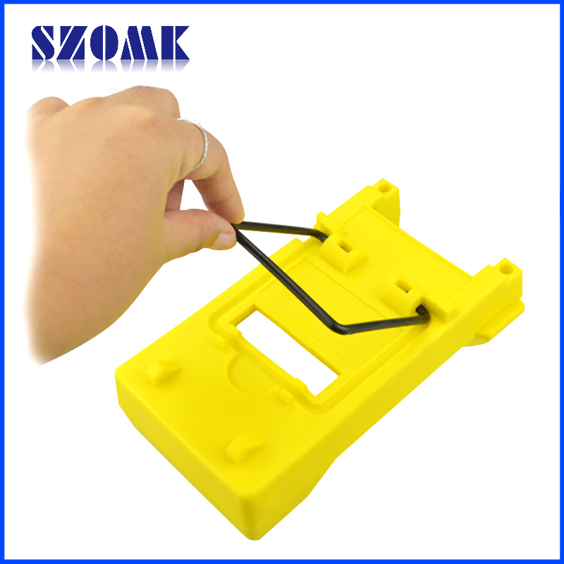 hot selling abs electronics plastic enclosure with 2 AA battery holder AK-H-34