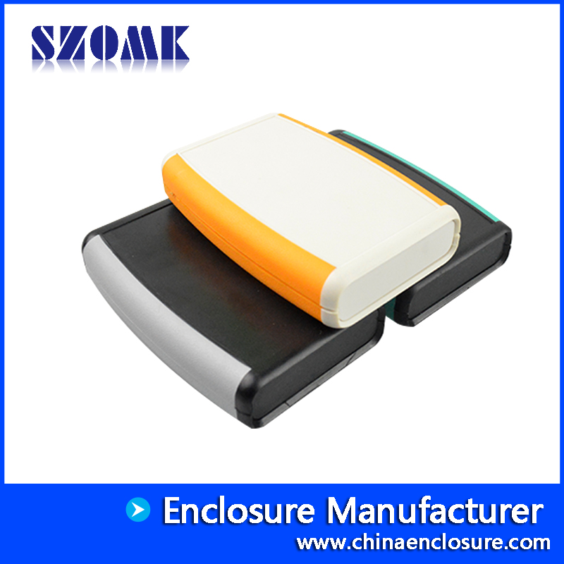 hot-selling abs plastic enclosure handheld junction box with 9V battery holder AK-H-07A