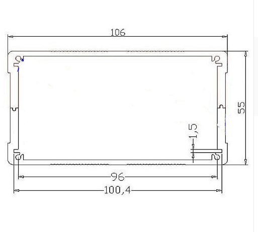 hot selling aluminum extrusion enclosure led driver housing