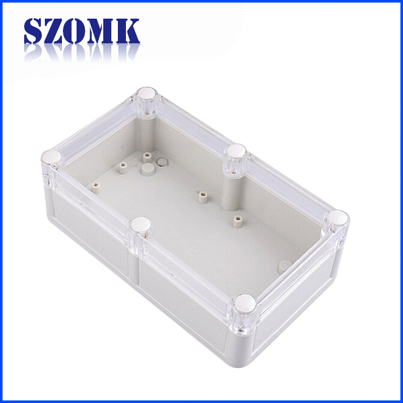 ip68 waterproof enclosure transparent case solid cover for electronics devices 162*94*51mm/AK10512