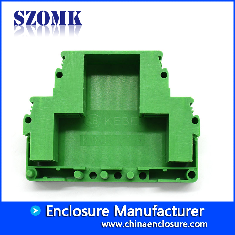 manufacture plastic junction din rail enclosure indutrial plastic casing with 80*70*26mm