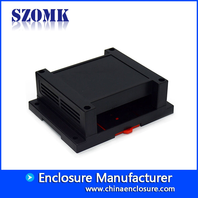 Shezhen abs plastic 115X90X40mm electronic PLC din rail box manufacture/AK-P-01