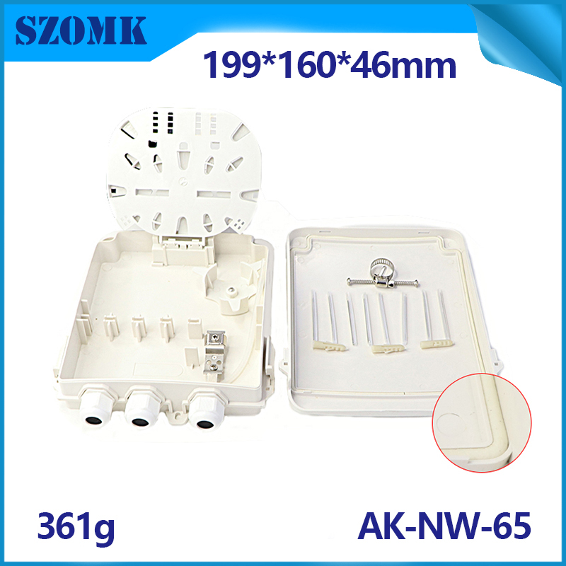 net work junction box pcb design wifi router enclosure diy network project box plastic modems housing AK-NW-65