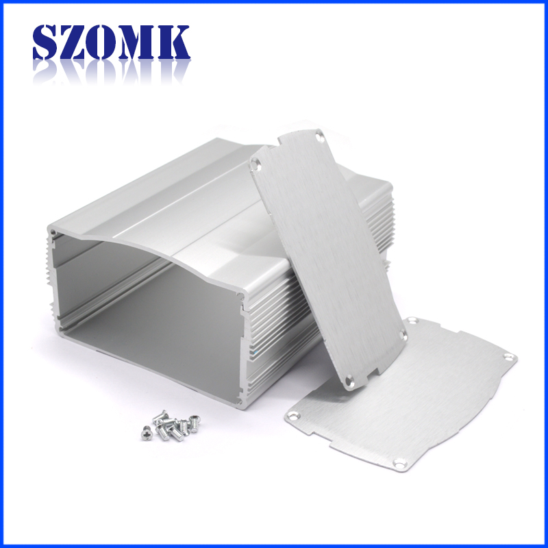 new design aluminum electronic enclosure for generator power supply custom electronic project casing with 123*58*105mm