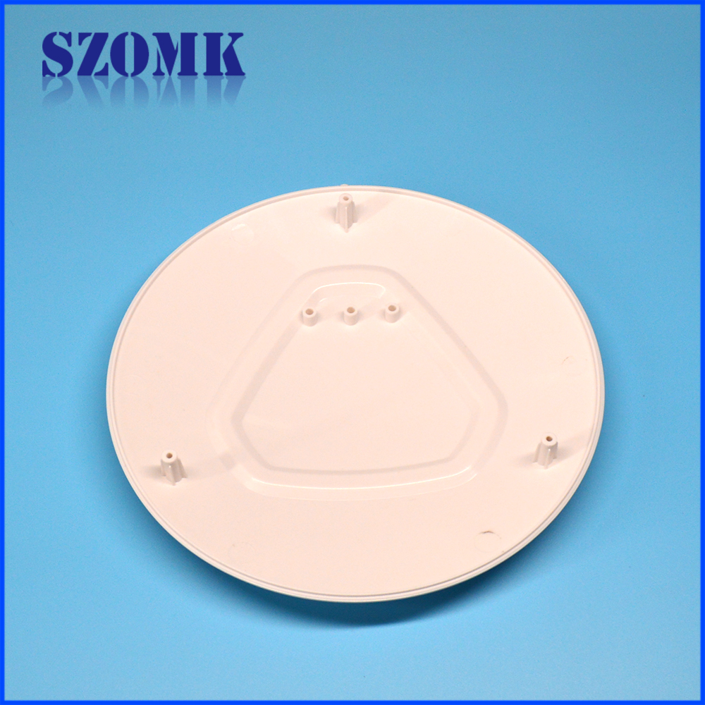 new style whtie custom color rounded network wireless router electrical plastic enclosure for pcb AK-NW-43