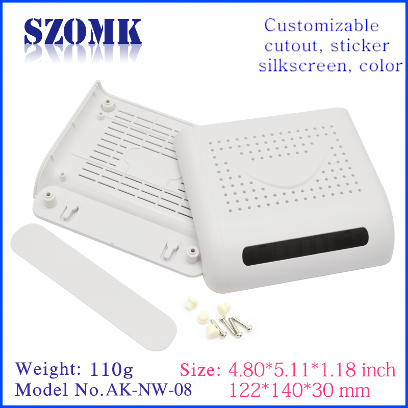 innovation net-work plasitc enclosur for wifi device AK-NW-08 122*140*30 mm