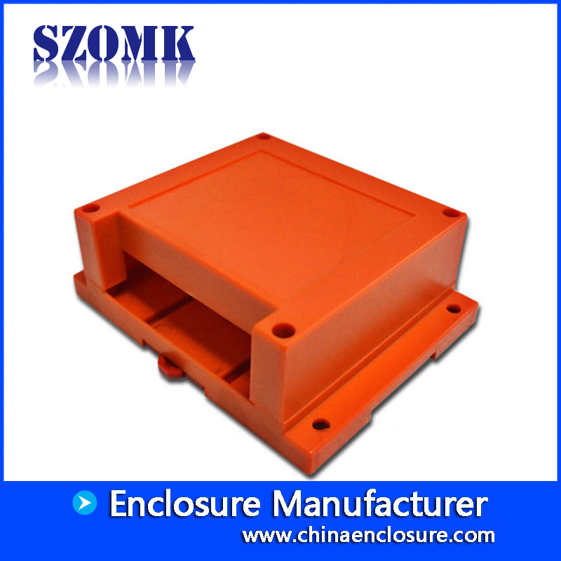 orange din rail industry enclosure with 115(L)*90(W)*40(H)mm AK-P-03b from szomk