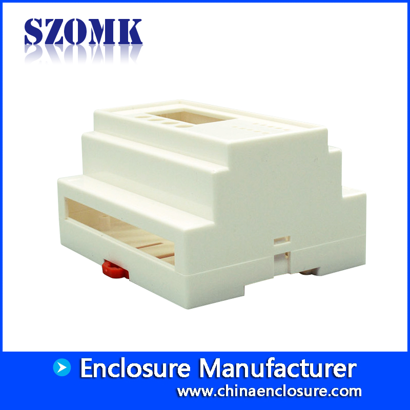 China high quality plastic for electronic device 107X88X59mm din rail enclosure supply/AK-DR-04a