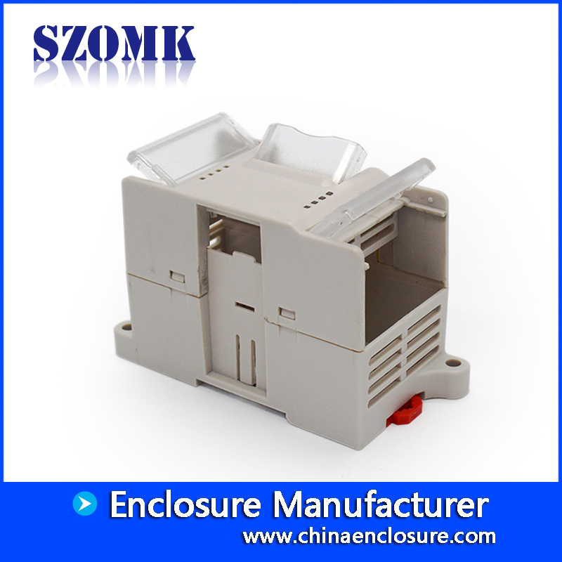 plastic din rail enclosure custom plastic housing form szomk