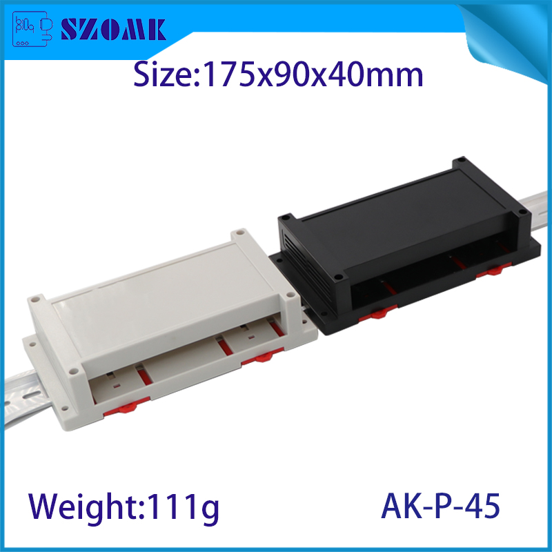 Kunststoffgehäuse mit Hutschiene AK-P-45