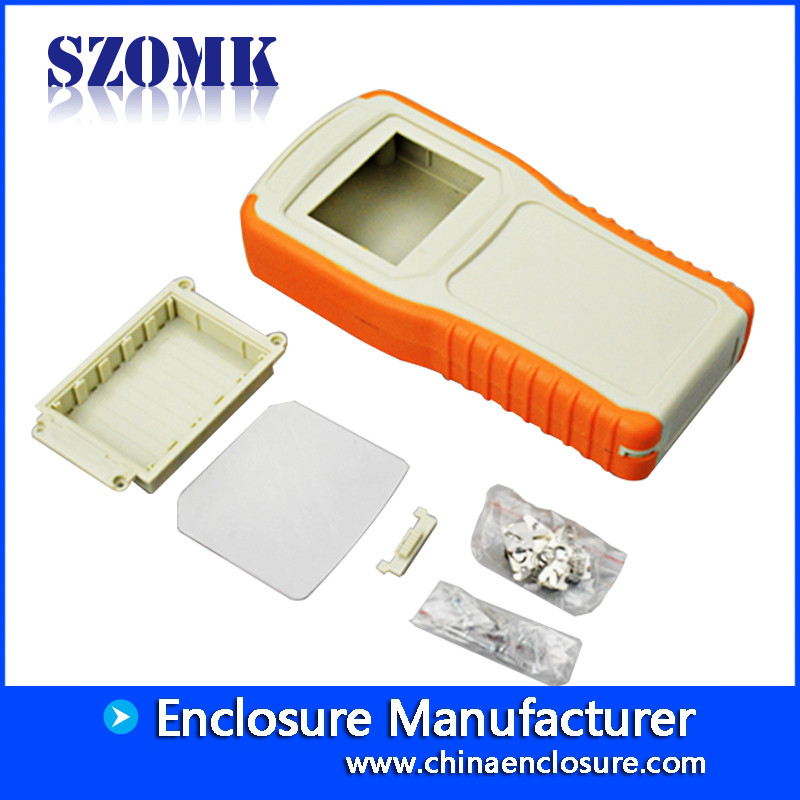 plastic handheld enclosure electrical plastic box 5 x AA battery AK-H-54