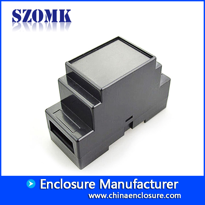 plastic industrial din rail enclosure with  88*37*59mm custom plastic housing from szomk
