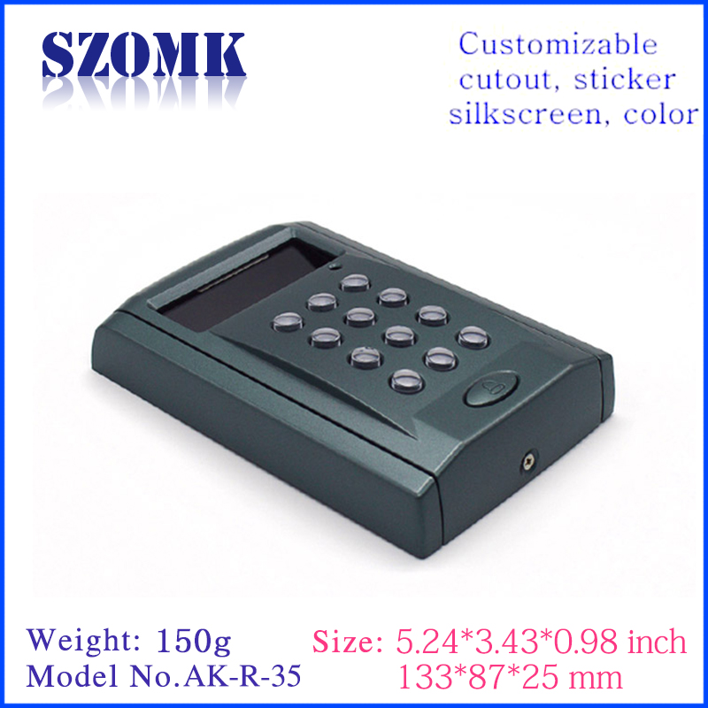 remote control enclosure keypad lcd plastic box electronic enclosure