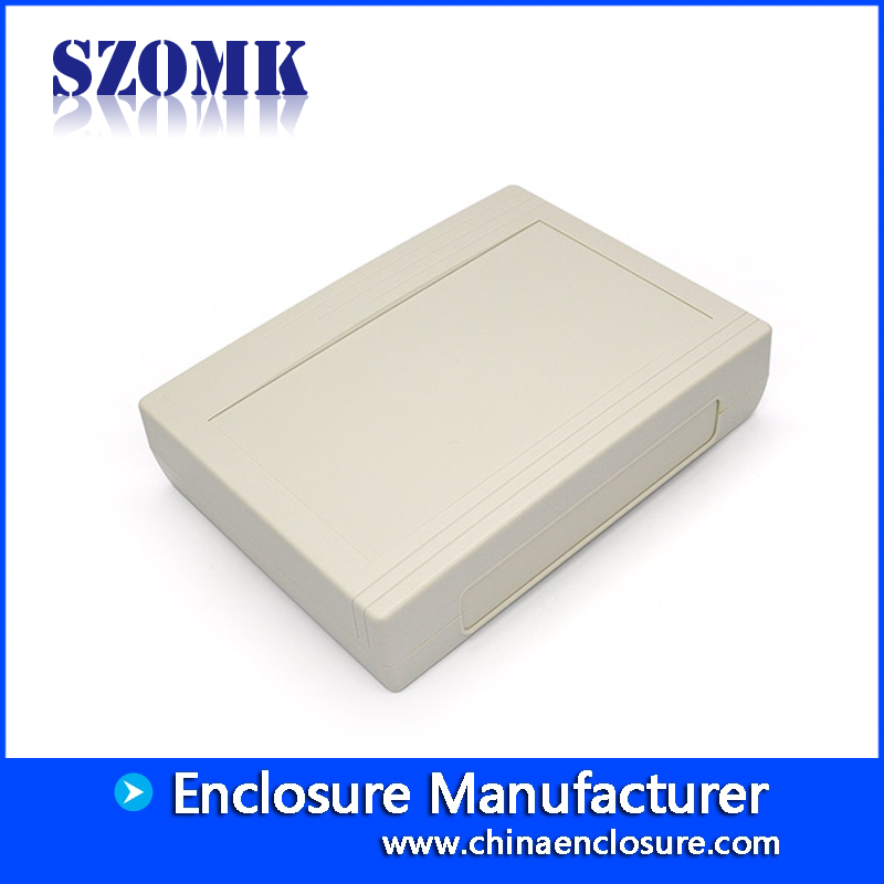 Shenzhen high quality big size 275X204X64mm abs plastic enclosure electronic wall mount cases supply/AK-W-23