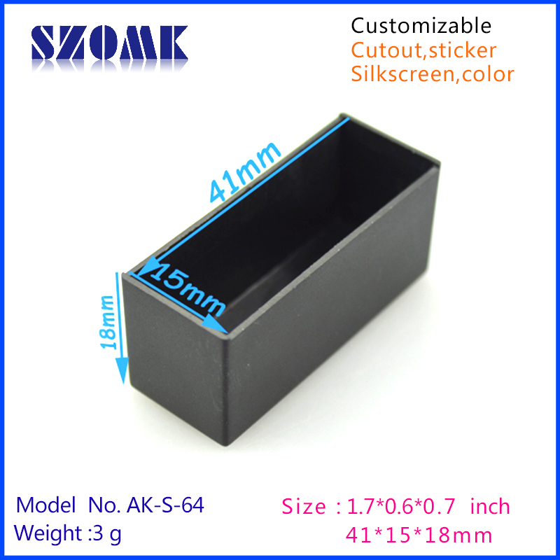 small electrical plastic instrument enclosure outlet boxes AK-S-64