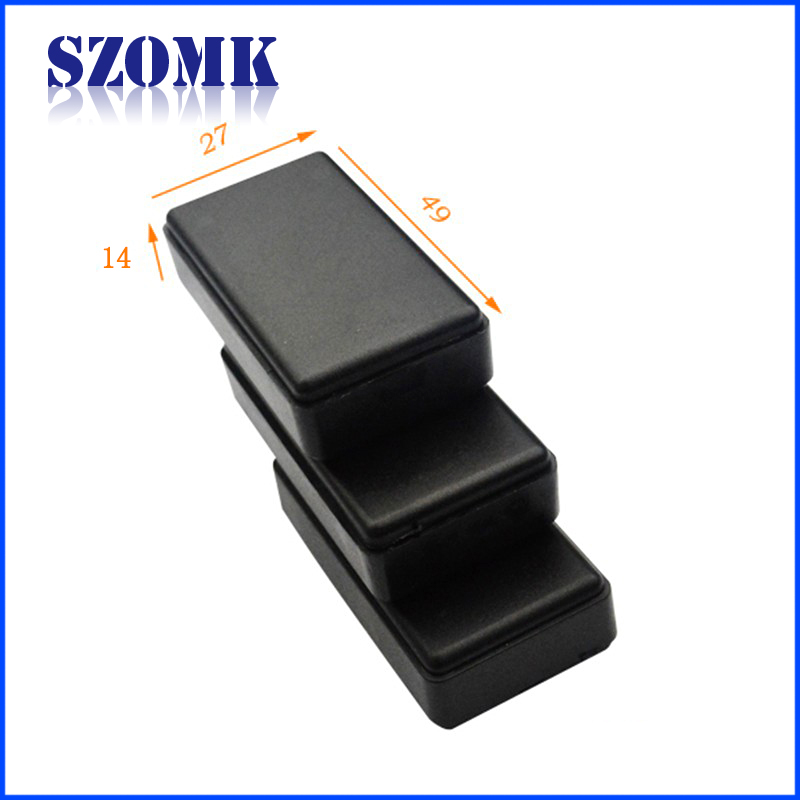 small pcb outlet enclosure 49*27*14mm electronics project box project case electronics enclosure abs distribution box
