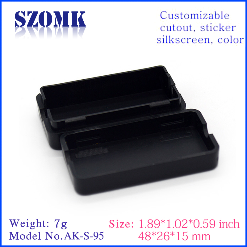 small plastic box for electronics project abs plastic case AK-S-95