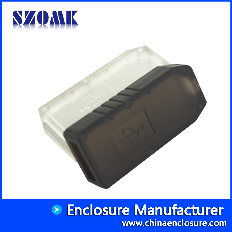 small plastic electronics usb enclosure junction boxes AK-S-27A