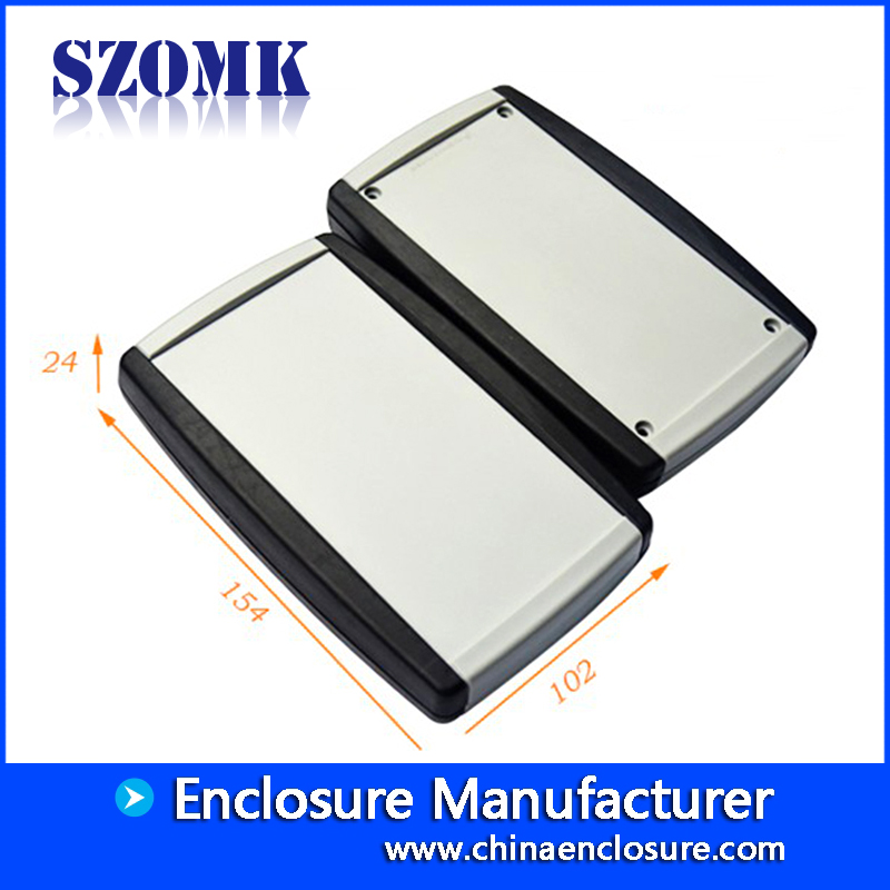 szomk abs plastic handheld enclosure from China supplier AK-H-58/154*102*24mm
