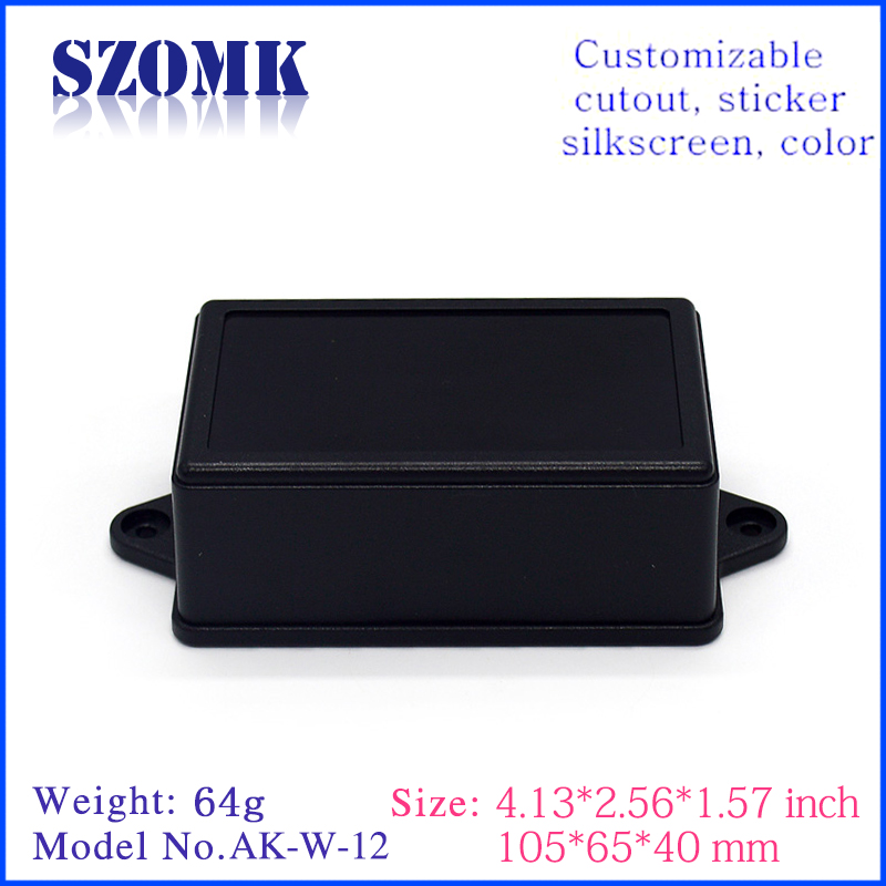 szomk diy plastic wall mounted enclosures105*65*40mm 4.13*2.56*1.57 inch electronic enclosure boxes