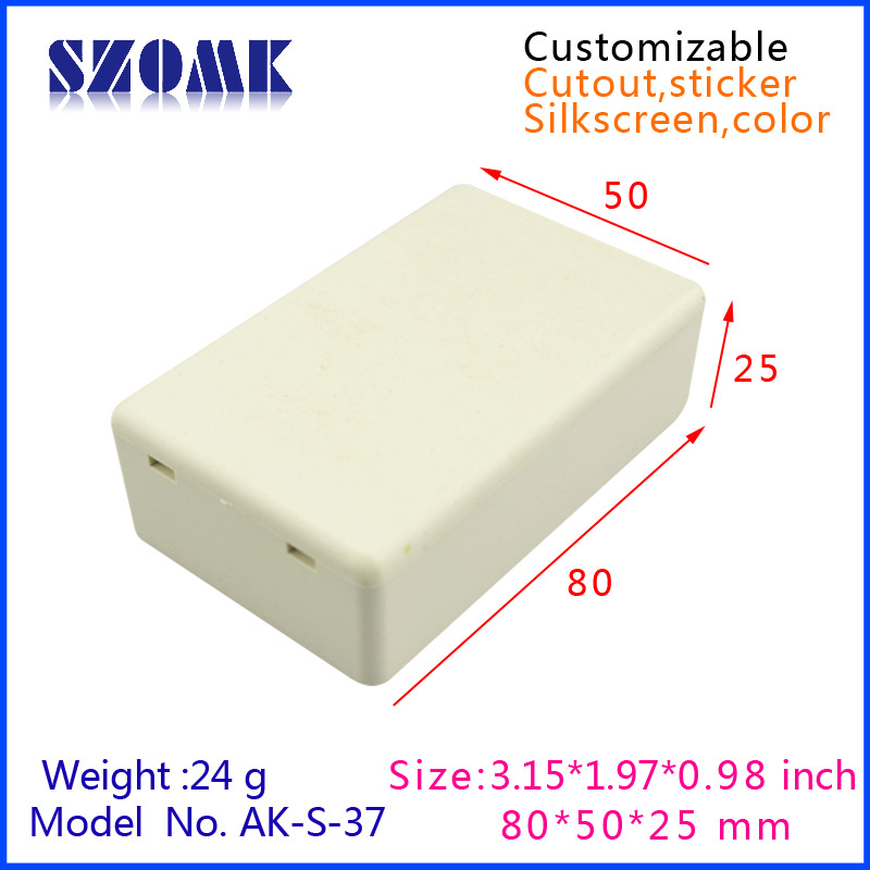 szomk electrical plastic enclosure boxes for pcb AK-S-37