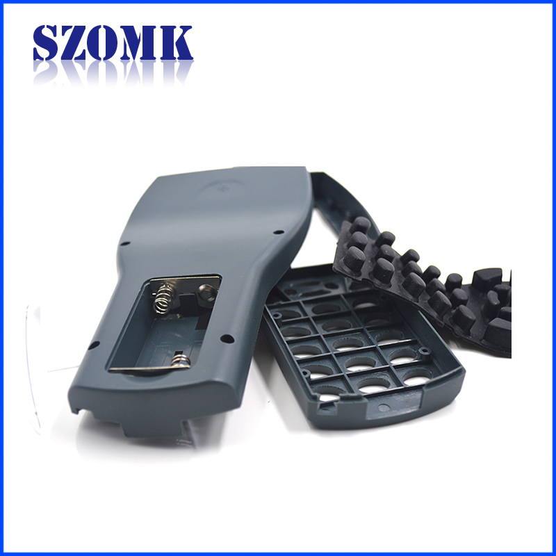 szomk plastic enclosure electronics box amplifier box electronics 2x AA battery holder handheld plastic instrument case