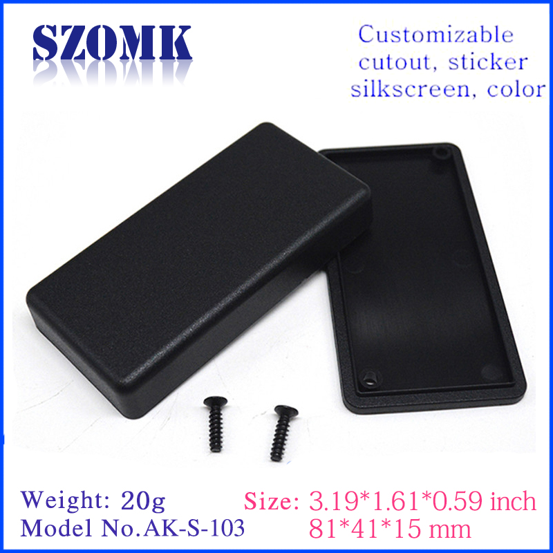 szomk small plastic enclosure box for pcb design AK-S-103