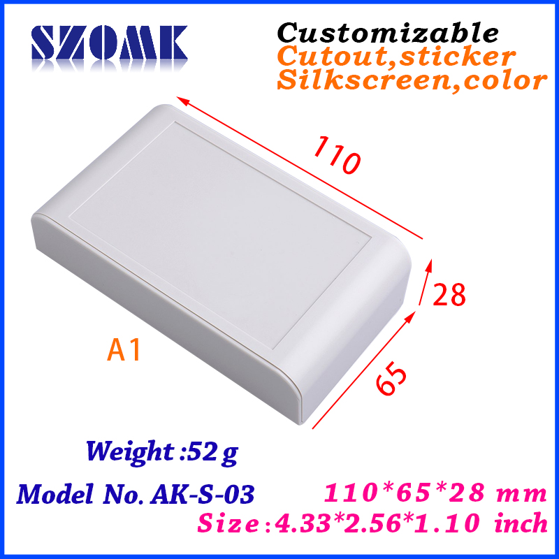 szomk standard plastic case 110x65x28mm,AK-S-03