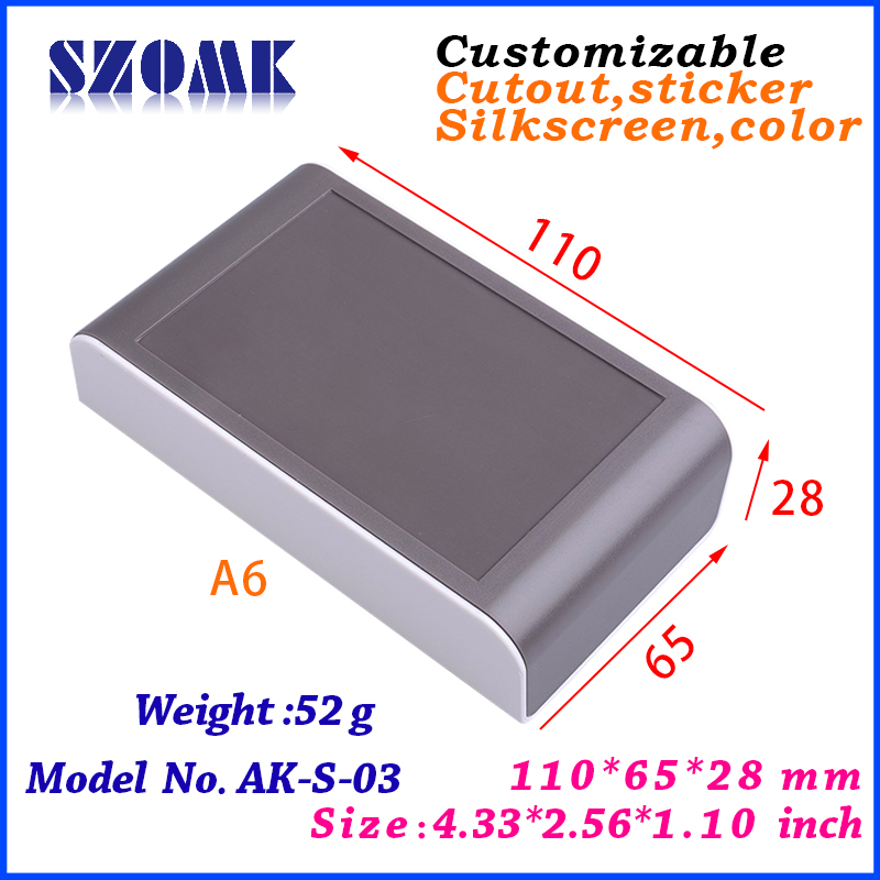 szomk standard plastic case 110x65x28mm,AK-S-03