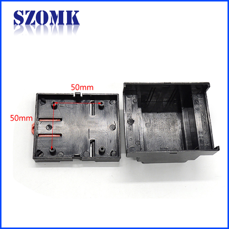 wholesale electronics ABS plastic Din rail enclosure for electronics 88*72*59MM AK-DR-03