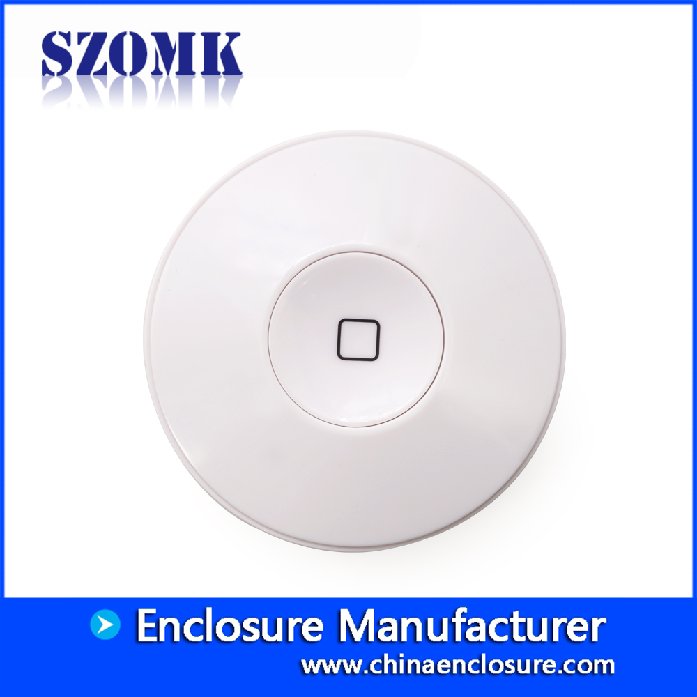 wireless round routing shell infrared transponder housing home smart controller junction enlcosure size 110*36mm
