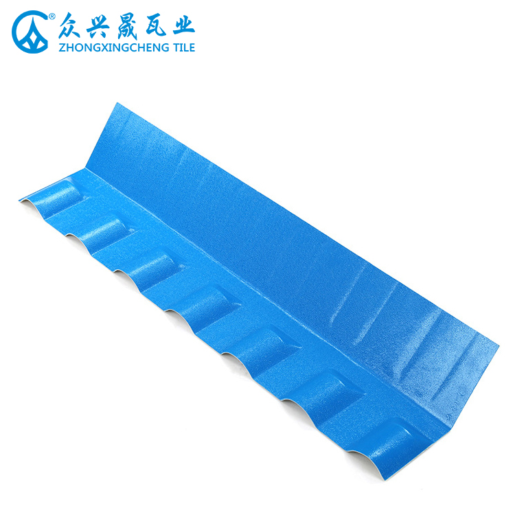 ZXC China supplier 120° Front Wall Drainage Roof Tile - Spanish style ASA roof tile accessories
