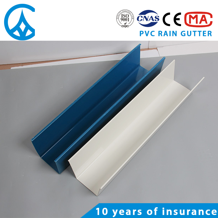 ZXC China supplier Cheap price anti-corrosion roofing plastic PVC rain water gutter