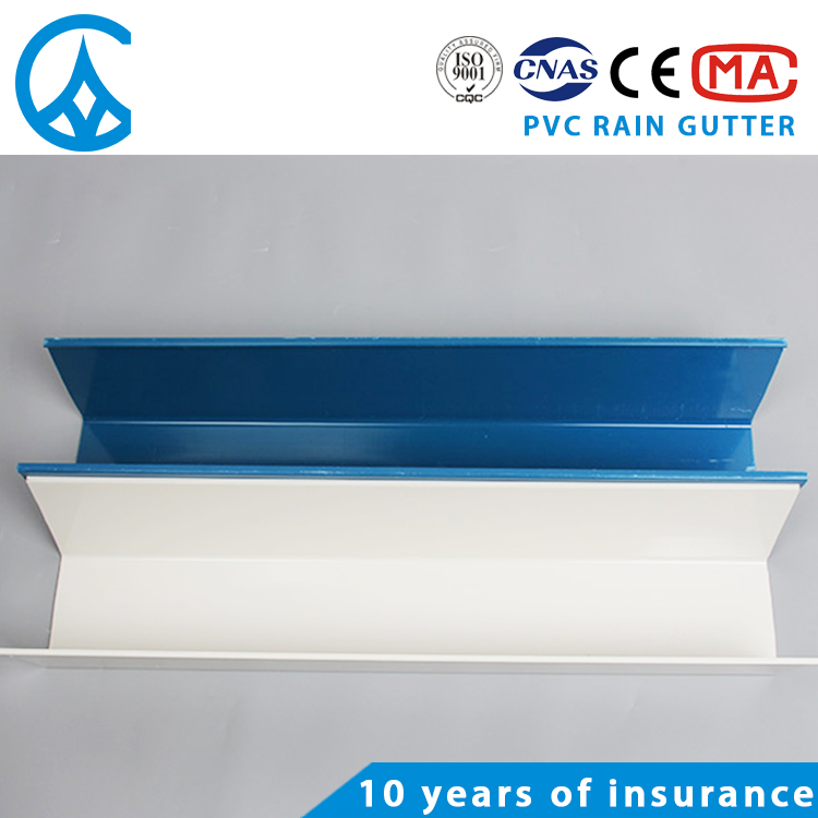 ZXC – gouttière d'eau de pluie en plastique PVC, fournisseur chinois, prix bon marché, toiture anticorrosion